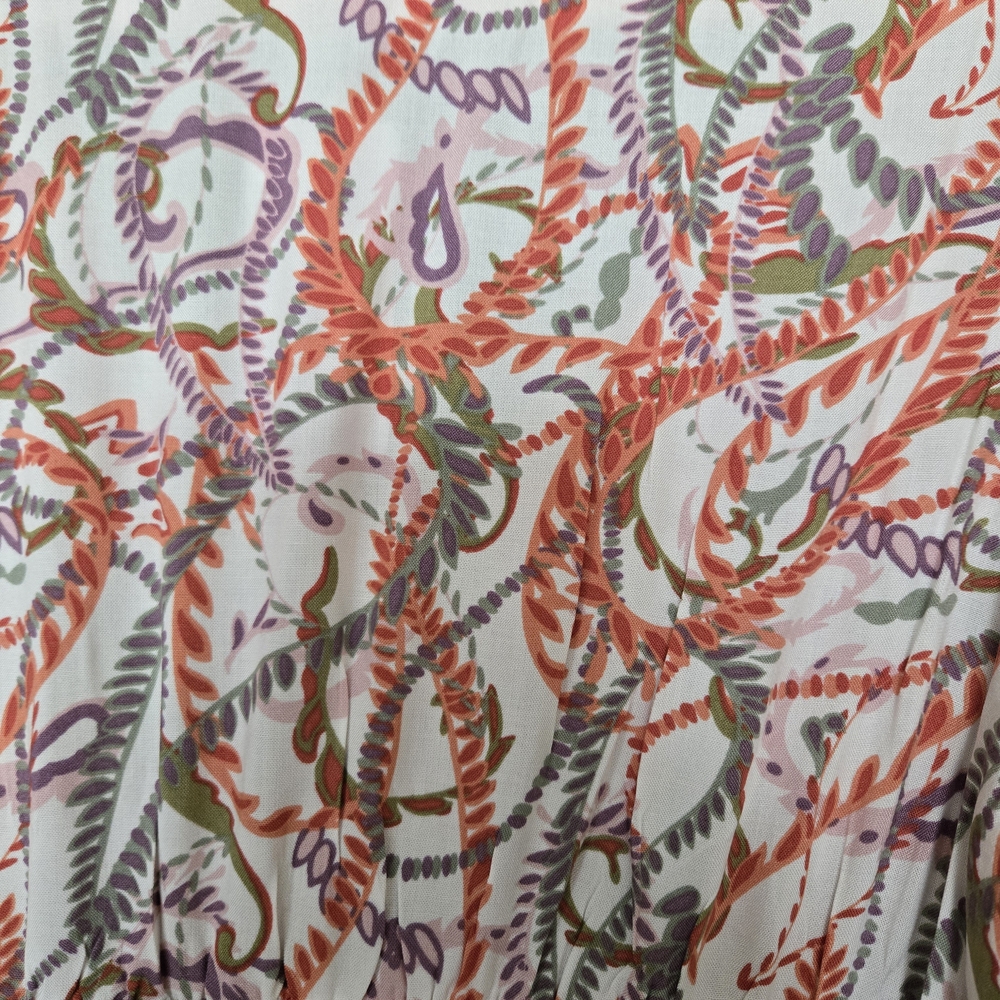 Lascana Multi Print Puff Sleeve Maxi Dress Nwt - Picture 9 of 14